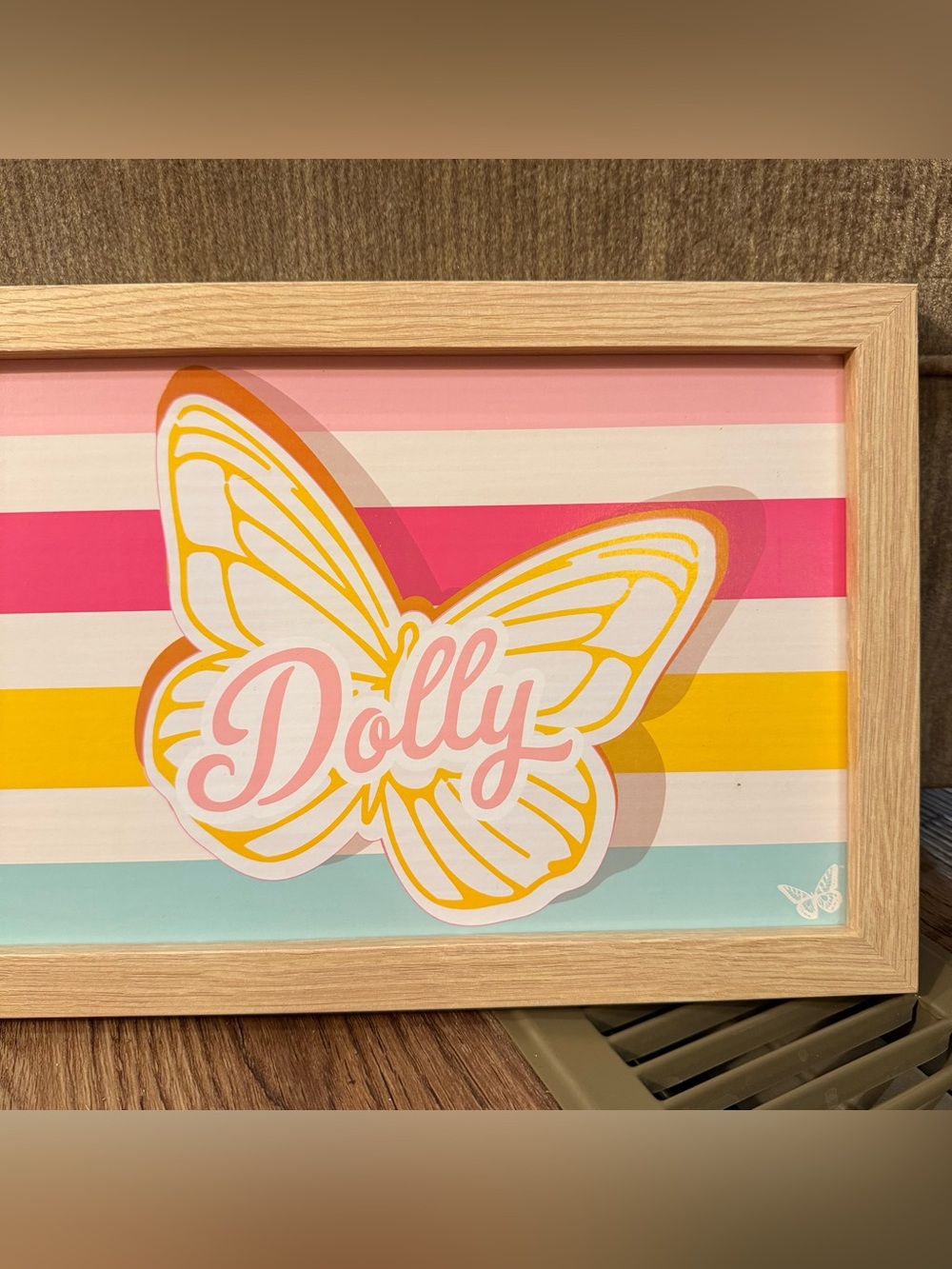 Dolly Parton Signature Butterfly Framed Wall Art by DG 2026